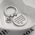 European and American Gift I'll Always Be Your Little Girl Stainless Steel Pendant Keychain