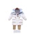 Children's down Jacket Mid-Length White Duck down Thickened Warm Glossy Coat for Boys and Girls