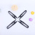 In Stock Wholesale High Carbon Steel Black Plastic Handle Cross Stitch Thread End Scissors Household Tailor Small Scissors U-Shaped Scissors Scissors