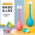 Tumbler Children's 3D Toothbrush Infant Silicone Three-Sided Toothbrush Baby Tooth Protection Nipple Cleaning Toothbrush