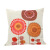 Graphic Customization Pillow Cover Amazon Hot Home Sofa Cushion Cover Linen Peach Skin Fabric Pillow Home Supplies