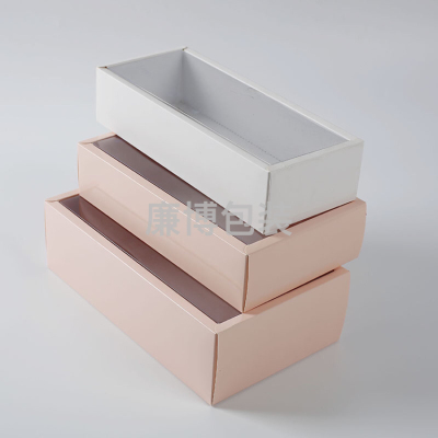 Customized Rose Rectangular Gift Box Transparent Packaging Box Gift Flower Bouquet Valentine's Day Gift Box