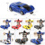 Factory Direct Sales Inertia Impact Deformation One-Click Deformation Machine CAR Children's Toy Racing Car Police Car Model