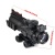 4x32 Prism Optical Telescopic Sight Sniper Mirror with Optical Fiber Mechanical Aiming Tricolor Cross Differentiation