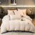 Show off Mercury Home Textile Thick Flannel Crystal Velvet Winter Four-Piece Set Milk Fiber Rhinestone Velvet Duvet Cover Four-Piece Set