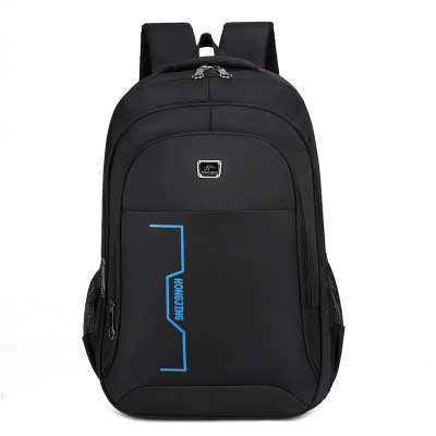 Men's Backpack Schoolbag Anti-Theft Multifunctional Backpack High School Student Schoolbag Business Backpack Custom Factory Direct Sales