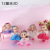 Factory Wholesale Fashion Barbie Doll Keychain Handbag Pendant 12cm Simulation Eye Doll Children's Toy