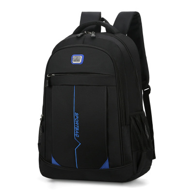 Cross-Border Custom Business Backpack Men's Fashion All-Match Student Schoolbag Multi-Functional 15.6-Inch Laptop Bag