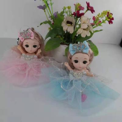 Factory Wholesale Internet Celebrity Doll Princess Fashion Doll Handbag Pendant 13cm PVC Doll Children's Toys