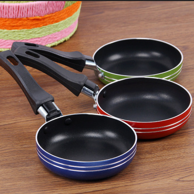 Small Frying Pan Mini Thickened Non-Stick Pan Flat Frying Pan Omelet Steak Gift Gift Daily Necessities Supply Wholesale