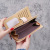 2021 New Korean Women's Wallet Long Fashion Clutch Hollow Leaves Zipper Hasp Wallet Women's Bag