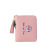 2021 New Korean Style Wallet Women's Short Large Capacity Zipper Wallet All-Match Fashion Simple Student Clutch