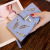 2018 New Ladies' Purse Sweet Lady PU Leather Horizontal Zipper Women's Mid-Length Hollow Leaf Coin Purse
