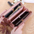 2020 New Wallet Long Women's Zip Wallet Women's Korean-Style Stitching Contrast Color Tassel Wild Card Holder Mobile Phone Bag