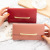 Fresh Wallet Female Long and Simple Thin Two Fold Large Capacity Multiple Card Slots Student Solid Color Zipper Coin Purse Female