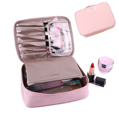 Korean Style Cosmetic Bag Large Capacity Ins Cute Portable Cosmetics Storage Bag Girl Travel Storage Wash Bag