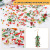 2021 New Christmas Combination 10 Grid Set DIY Christmas Small Rice-Shaped Beads Pendant Earrings Beads of Necklace Material Package