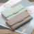 Factory Direct Sales New Korean Women's Wallet Fashion Pu Long Tri-Fold Bag Large Capacity Multiple Card Slots Female Wallet