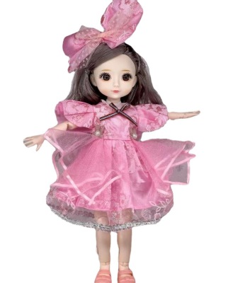 Trending on TikTok 28 Music Princess Doll Children Play House Toys 30cm Simulation Eye Dress-up Doll