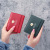 2021 New Ladies' Purse Korean Style Daisy Short Small Tri-Fold Handmade Wallet Multi-Card-Slot Card Holder Coin Purse