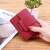 New Korean Style Solid Color Pull-Belt Tri Fold Women's Wallet Women's Coin Purse Clutch Student Short Wallet Wallet