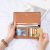 Women's Korean-Style Wallet Long Solid Color Minimalist Thin Wallet Multiple Card Slots Anti-Degaussing Retro Coin Clutch Women's