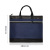 A4 Oxford Cloth Portable Document Bag Office Information Bag Portfolio Meeting Waterproof and Hard-Wearing Business Briefcase Logo