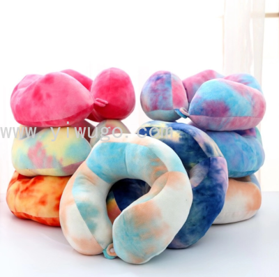 Floral Hump U-Shape Pillow Fashion Travel Portable Headrest Work Car Comfortable Headrest