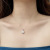 925 Sterling Silver Ornament Snowflake Pendant Necklace Accessories Niche Women Stylish Clavicle Necklace Jewelry Chain