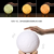 Creative 3D Printing Moon Light