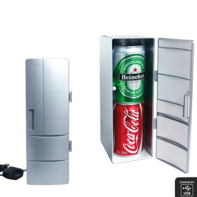 Factory Hot Sale Mini USB Refrigerator Creative Mini Refrigerator Mini Medicine Cosmetic Refrigerator Supply Wholesale