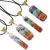 7 Chakela Augen Seven Pulse Wheel Necklace Crystal Semi-Precious Stone Gravel Meditation Seven Pulse Wheel Reiki Pendant