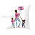 Southeast Asia's popular Valentine's Day pillow cover figure series printed sofa pillow cover square