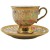 160cc high heel porcelain tea set, ceramic tea cup