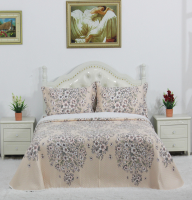 New Digital Printed Bedding Three-Piece set Jacquard Bedspread Oversized Foreign Trade