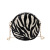 Foreign Trade New Pattern Underarm Bag Women's Bag 2021 Versatile Chain Shoulder Bag Contrast Color Small round Bag Texture