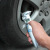 Car Supplies Four-in-One LCD Digital Display Digital Tire Pressure Gauge 4-in-1 Tire Pressure Gauge Safety Hammer