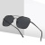 2021 New Double Beam Metal Sunglasses Men's Fashionable Polygon Retro Polarized Glasses Sunglasses Foreign Trade Factory