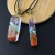 7 Chakela Augen Seven Pulse Wheel Necklace Crystal Semi-Precious Stone Gravel Meditation Seven Pulse Wheel Reiki Pendant