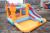 Yiwu Factory Direct Sales Inflatable Toy Castle Small Trampoline Inflatable Slide Naughty Castle Small Trampoline Oxford Cloth Water Spray