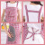 New Multicolor Plaid Hand-Wiping Apron Apron H-Shaped Shoulder Strap Cartoon Pattern Kitchen Household Apron Custom 186