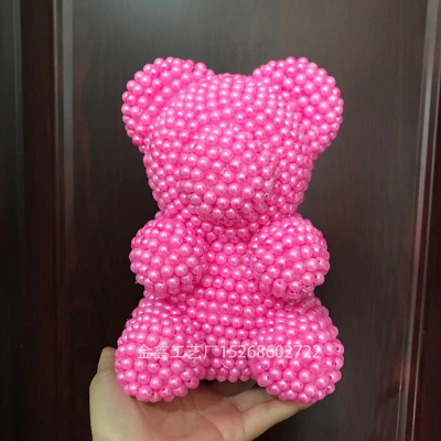  25cm Mixed color Pearl Bear Creative Birthday Gifts For Kids or Grilfriend Handmade Artifact Foam Teddy Bear