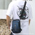 Men's Chest Bag Nylon Waterproof Outdoor Travel Backpack Multi-Functional Business Men's Messenger Bag Mini Size