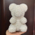  25cm Mixed color Pearl Bear Creative Birthday Gifts For Kids or Grilfriend Handmade Artifact Foam Teddy Bear