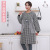 New Long-Sleeved Home Kitchen Apron Apron Coral Fleece Hand-Wiping Apron Simple Fashion Long Sleeve Series 012