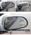 Car Modification Supplies Rear View Mirror Rain Guard Rear View Mirror Window Deflectors Anti-Cover Weatherstrip Rain Cover One-Pair Package