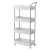 Factory Direct Deliver Dormitory Bedroom Snack Storage Bookshelf Floor Multi-Layer Storage Table Movable Trolley