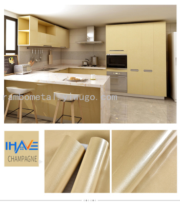 Golden colorFurniture Refurbishment Stickers Kitchen Fume-proof Stickers Moisture-proof,Water-proof and Easy to wardrobe