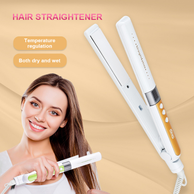 Straightener Hair Curler and Straightener Dual-Use Mini Hair Straighter Portable Bangs Gadget Small Ironing Board Female