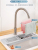 Retractable Sink Draining Rack Kitchen Sink Rack Dishwashing Washing Vegetable Basket Hanging Plastic Rag Storage Rack